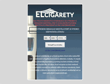 Tablet Screenshot of elcigarety.sk